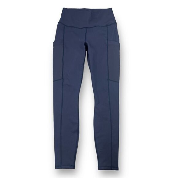 Fabletics Blue Cropped Leggings Size Small - Picture 5 of 6